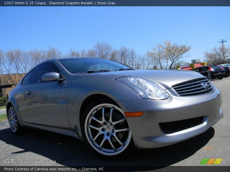Diamond Graphite Metallic / Stone Gray 2007 Infiniti G 35 Coupe