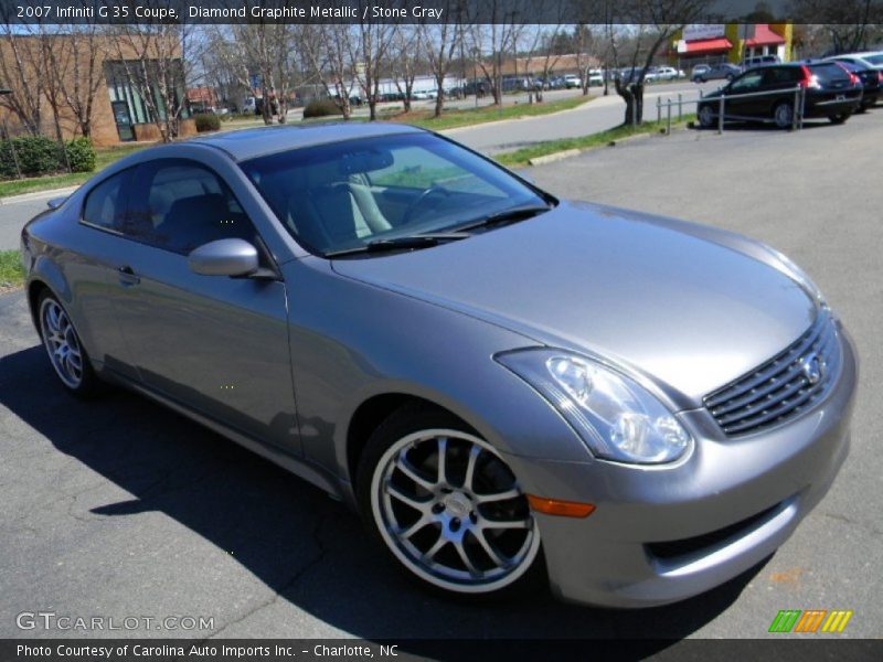 Diamond Graphite Metallic / Stone Gray 2007 Infiniti G 35 Coupe