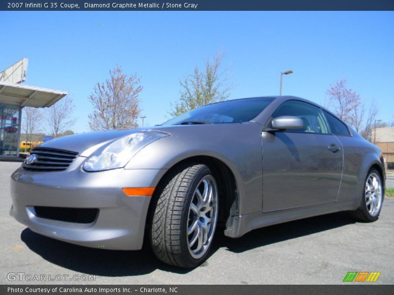 Diamond Graphite Metallic / Stone Gray 2007 Infiniti G 35 Coupe