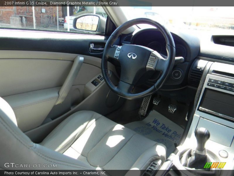 Diamond Graphite Metallic / Stone Gray 2007 Infiniti G 35 Coupe