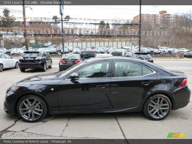 Obsidian Black / Black 2014 Lexus IS 250 AWD