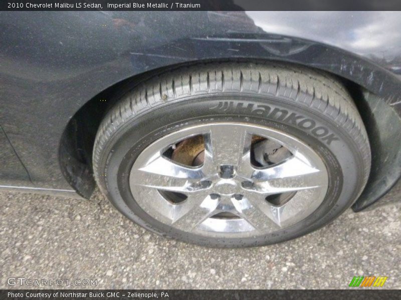 Imperial Blue Metallic / Titanium 2010 Chevrolet Malibu LS Sedan