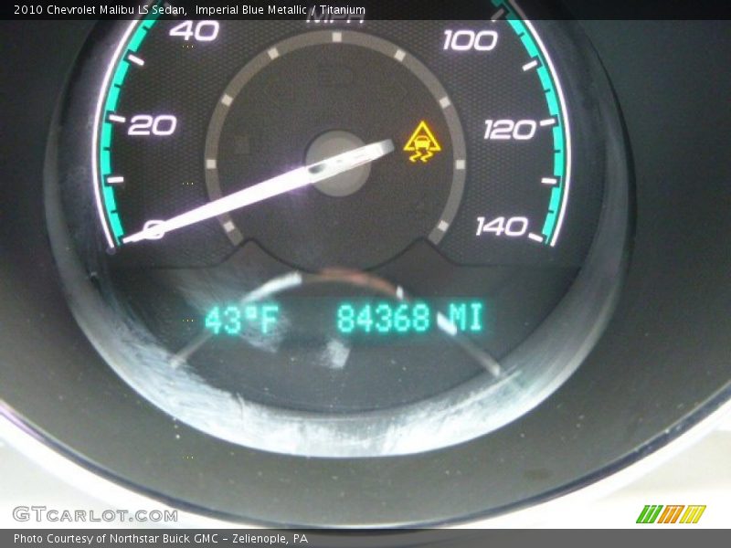 Imperial Blue Metallic / Titanium 2010 Chevrolet Malibu LS Sedan