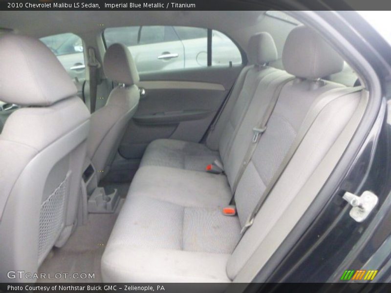 Imperial Blue Metallic / Titanium 2010 Chevrolet Malibu LS Sedan