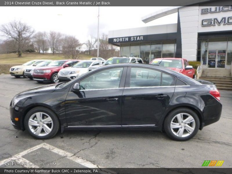 Black Granite Metallic / Jet Black 2014 Chevrolet Cruze Diesel