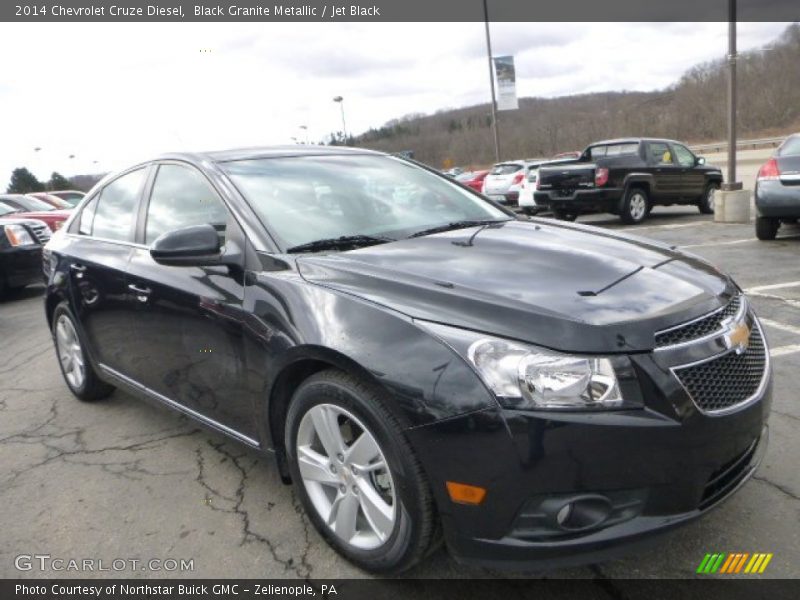 Black Granite Metallic / Jet Black 2014 Chevrolet Cruze Diesel