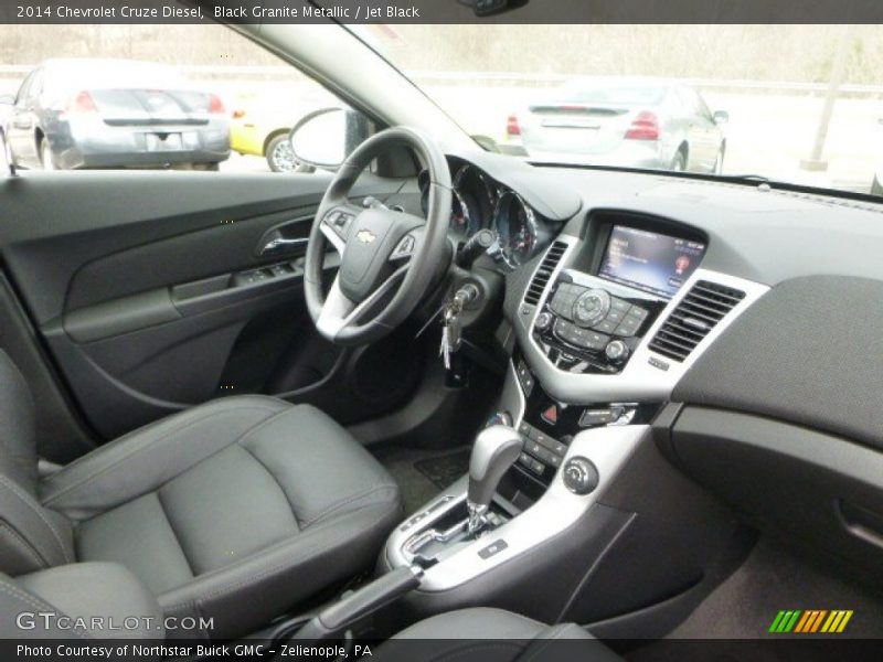 Black Granite Metallic / Jet Black 2014 Chevrolet Cruze Diesel
