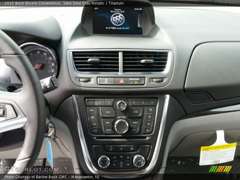 Controls of 2015 Encore Convenience