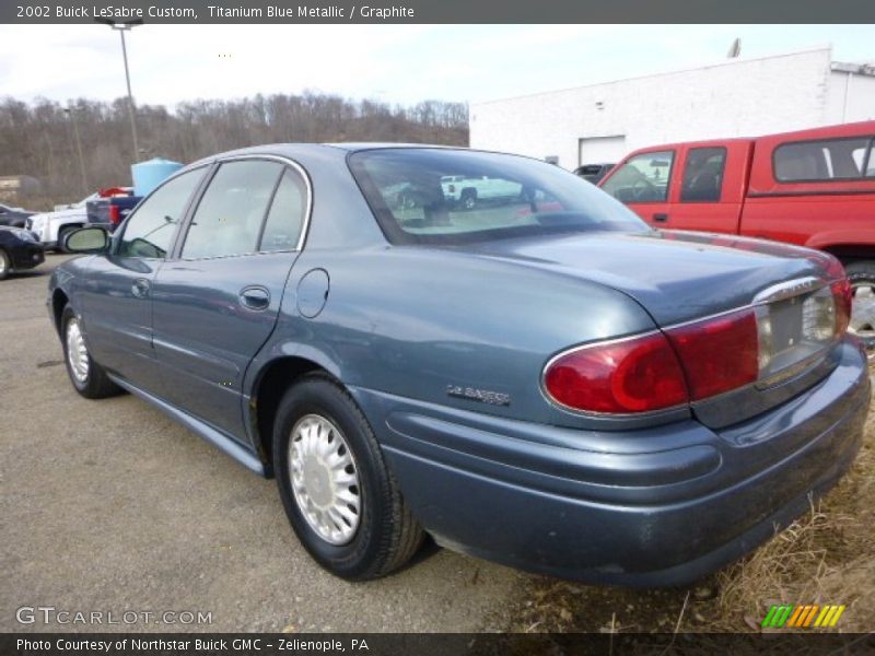 Titanium Blue Metallic / Graphite 2002 Buick LeSabre Custom