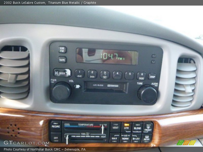 Titanium Blue Metallic / Graphite 2002 Buick LeSabre Custom