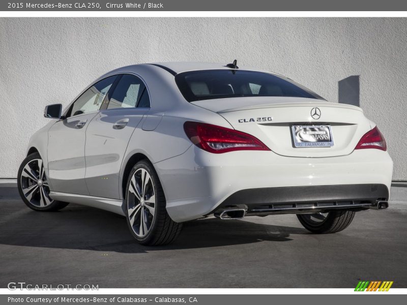 Cirrus White / Black 2015 Mercedes-Benz CLA 250