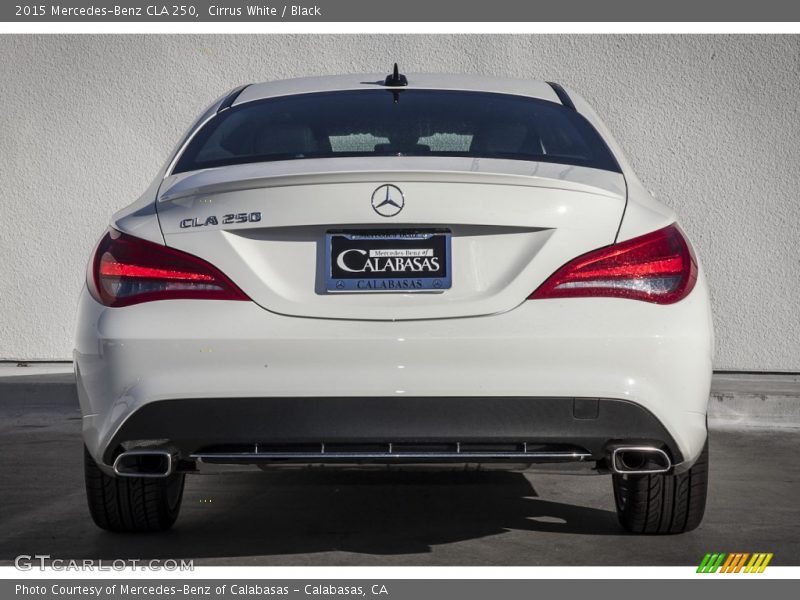 Cirrus White / Black 2015 Mercedes-Benz CLA 250