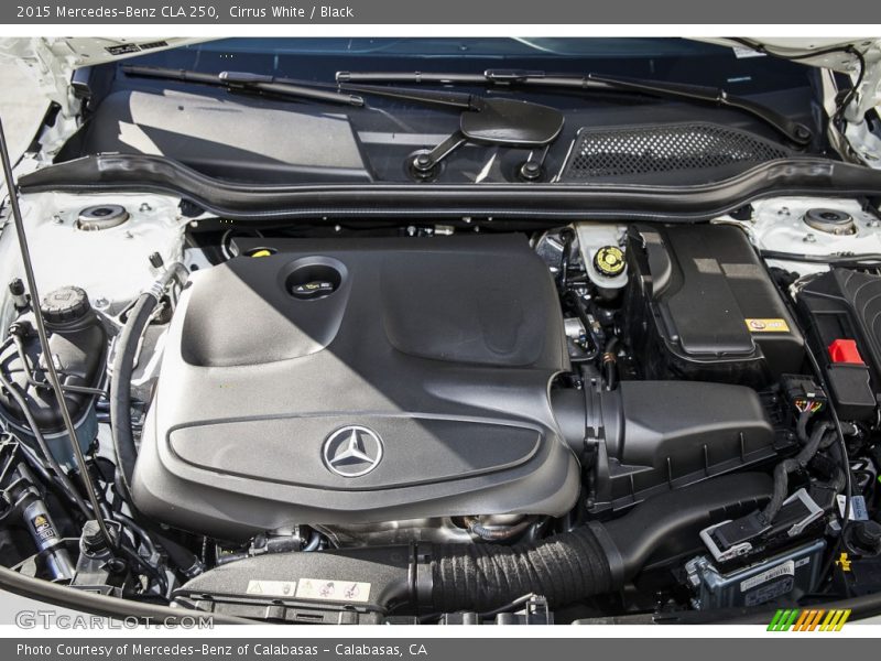 Cirrus White / Black 2015 Mercedes-Benz CLA 250