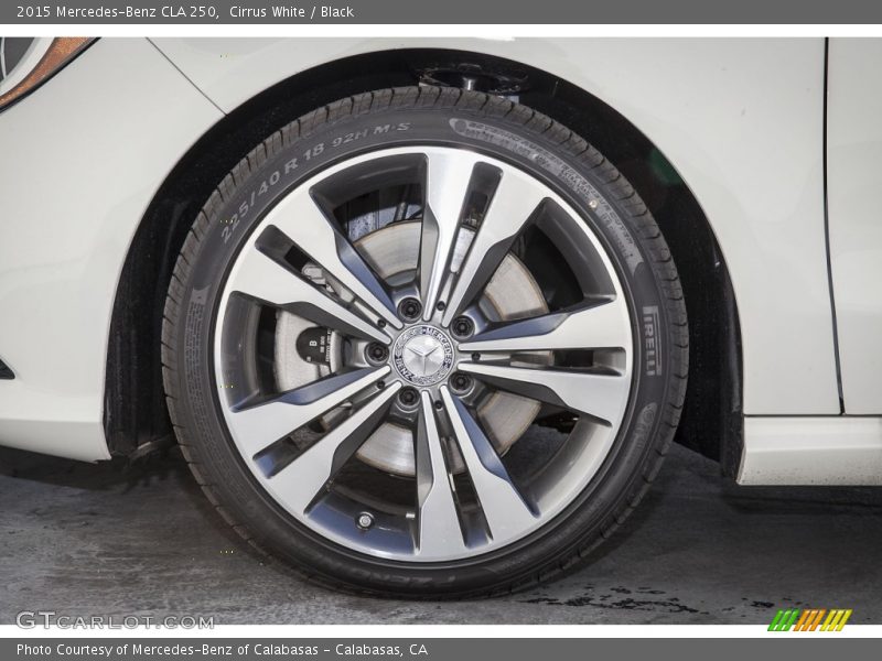 Cirrus White / Black 2015 Mercedes-Benz CLA 250