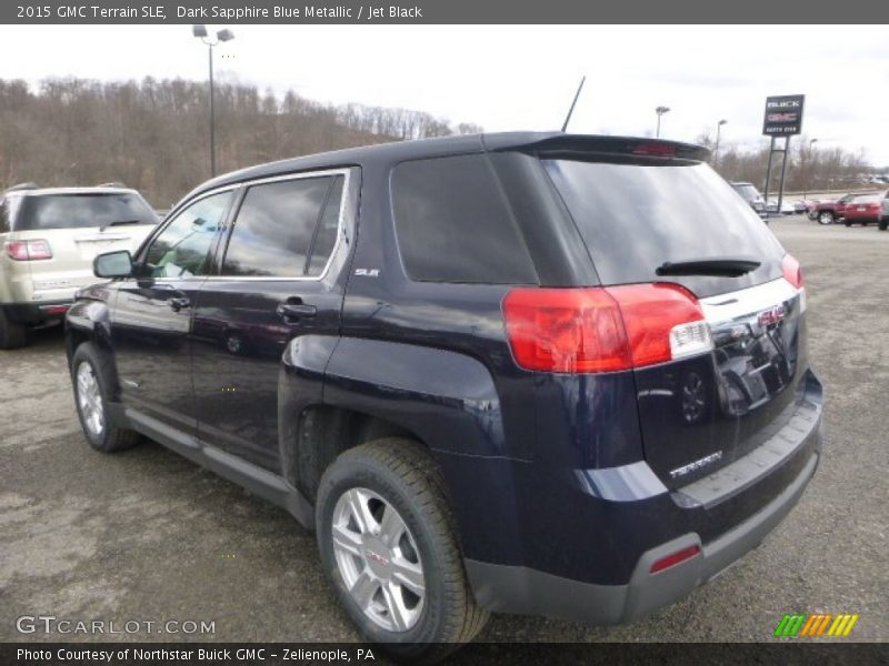 Dark Sapphire Blue Metallic / Jet Black 2015 GMC Terrain SLE