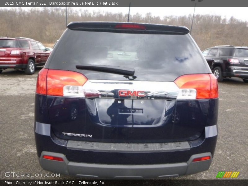 Dark Sapphire Blue Metallic / Jet Black 2015 GMC Terrain SLE