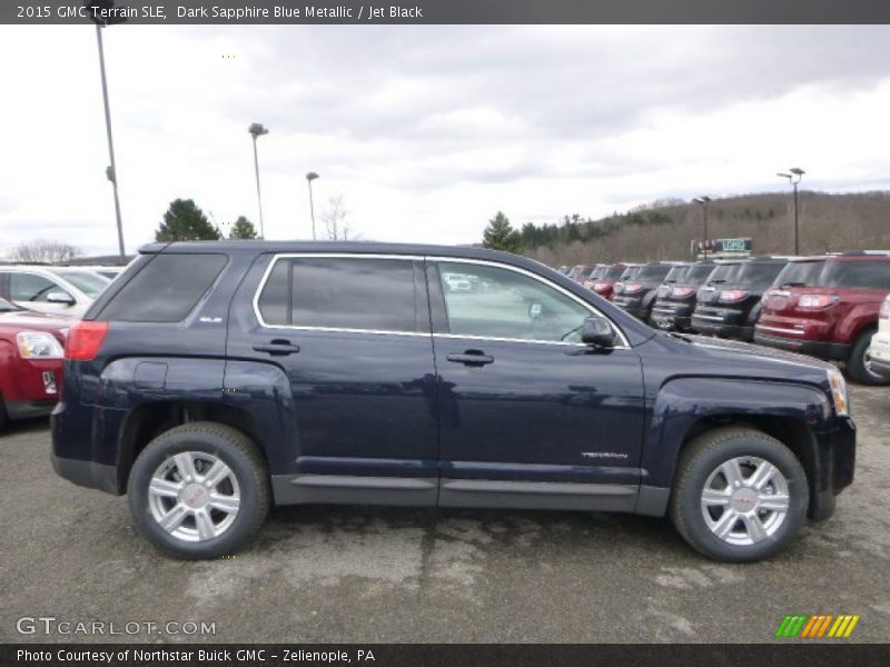 Dark Sapphire Blue Metallic / Jet Black 2015 GMC Terrain SLE
