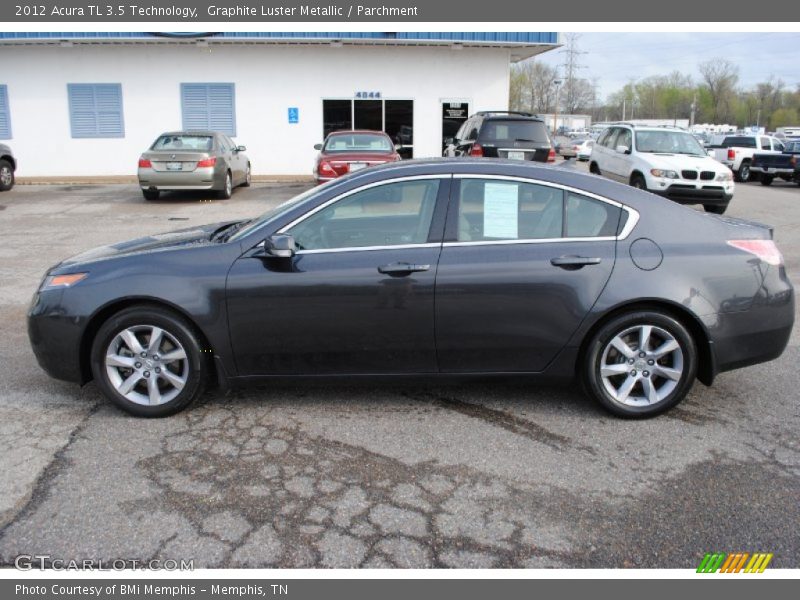 Graphite Luster Metallic / Parchment 2012 Acura TL 3.5 Technology