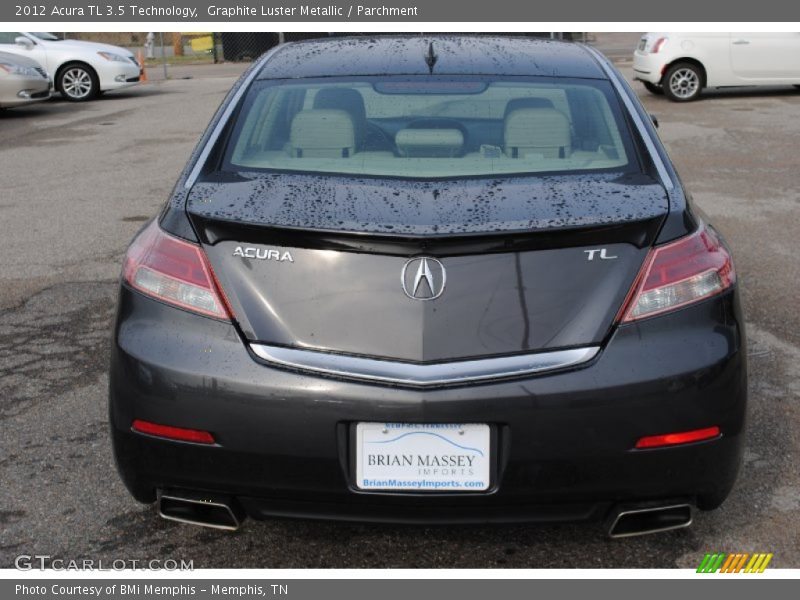 Graphite Luster Metallic / Parchment 2012 Acura TL 3.5 Technology