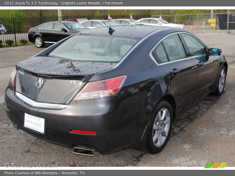 Graphite Luster Metallic / Parchment 2012 Acura TL 3.5 Technology