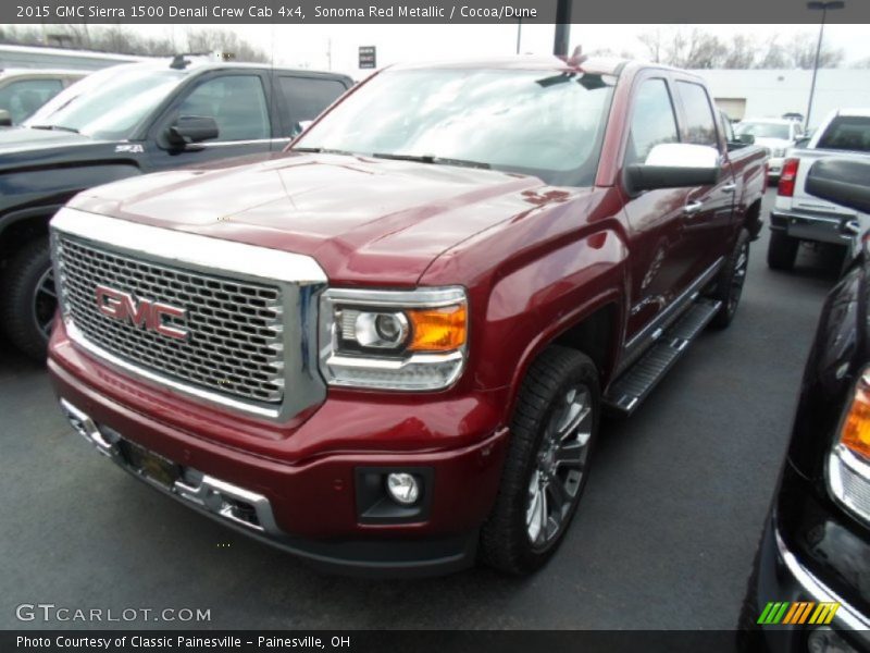 Sonoma Red Metallic / Cocoa/Dune 2015 GMC Sierra 1500 Denali Crew Cab 4x4