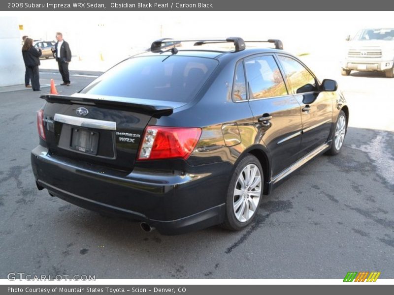 Obsidian Black Pearl / Carbon Black 2008 Subaru Impreza WRX Sedan