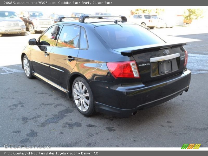 Obsidian Black Pearl / Carbon Black 2008 Subaru Impreza WRX Sedan