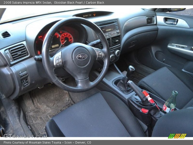Obsidian Black Pearl / Carbon Black 2008 Subaru Impreza WRX Sedan
