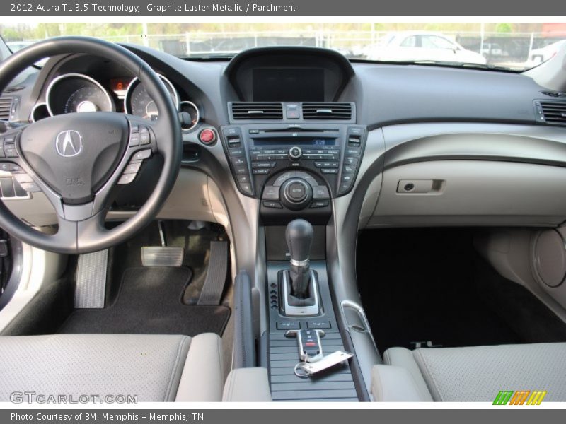 Graphite Luster Metallic / Parchment 2012 Acura TL 3.5 Technology
