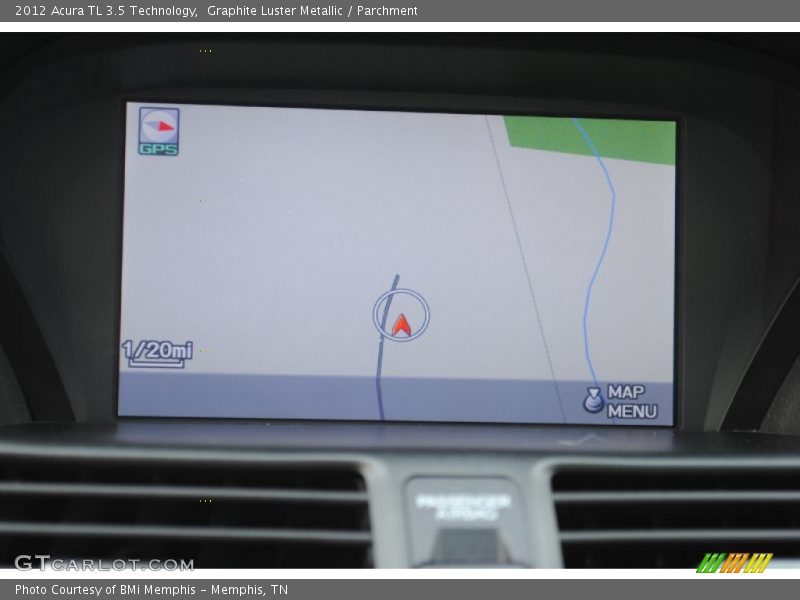 Graphite Luster Metallic / Parchment 2012 Acura TL 3.5 Technology