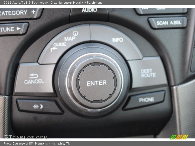 Graphite Luster Metallic / Parchment 2012 Acura TL 3.5 Technology