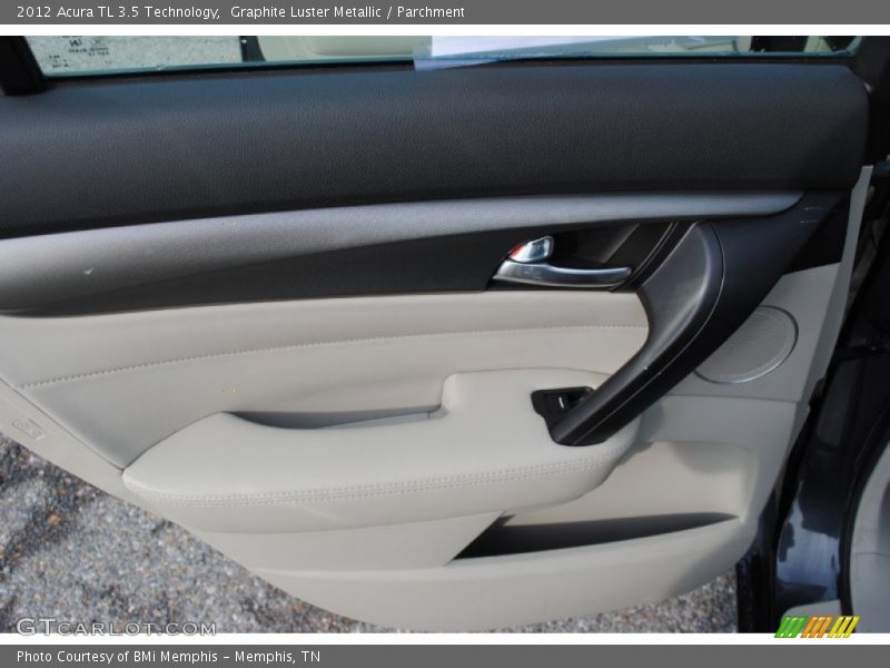 Graphite Luster Metallic / Parchment 2012 Acura TL 3.5 Technology