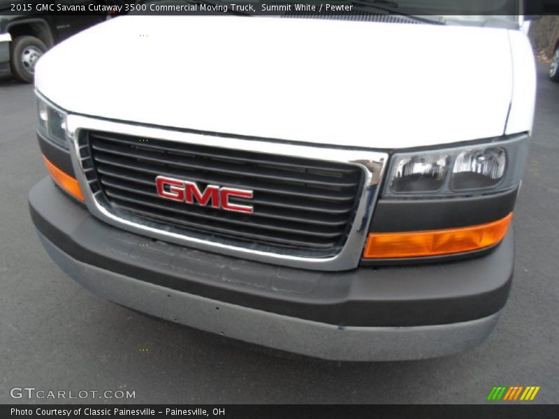 Summit White / Pewter 2015 GMC Savana Cutaway 3500 Commercial Moving Truck