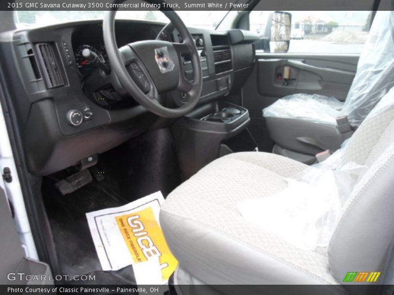 Summit White / Pewter 2015 GMC Savana Cutaway 3500 Commercial Moving Truck