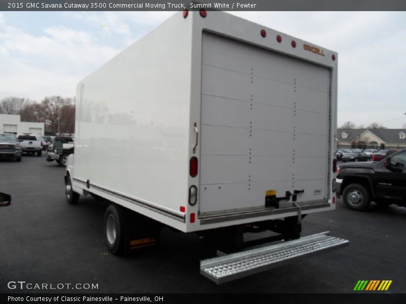 Summit White / Pewter 2015 GMC Savana Cutaway 3500 Commercial Moving Truck