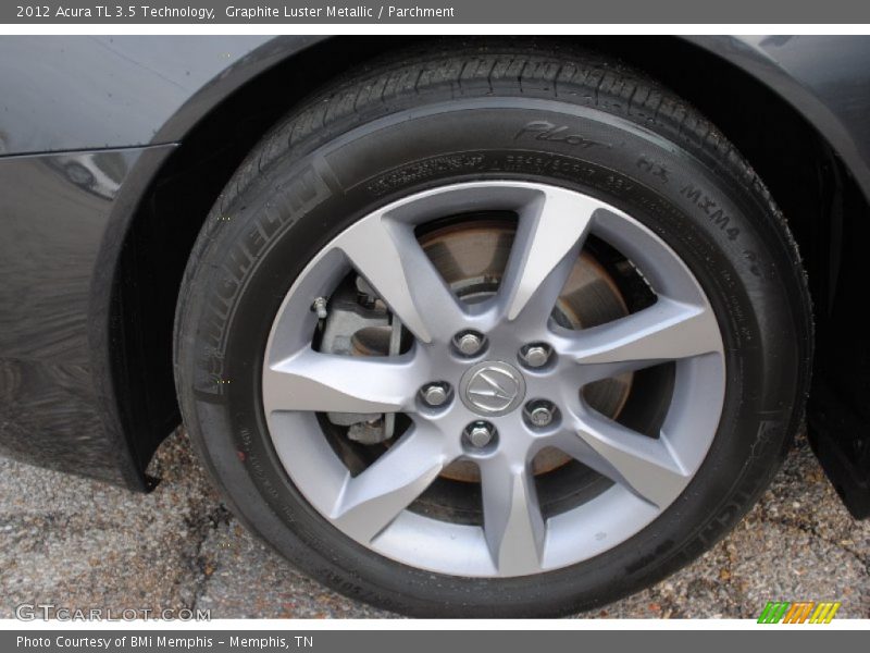 Graphite Luster Metallic / Parchment 2012 Acura TL 3.5 Technology