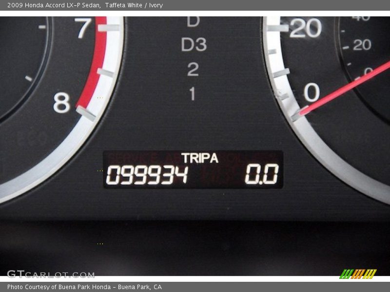 Taffeta White / Ivory 2009 Honda Accord LX-P Sedan