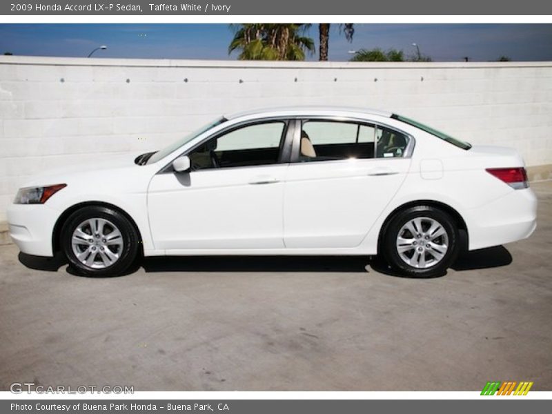 Taffeta White / Ivory 2009 Honda Accord LX-P Sedan