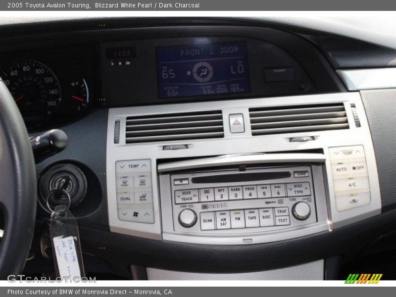Blizzard White Pearl / Dark Charcoal 2005 Toyota Avalon Touring