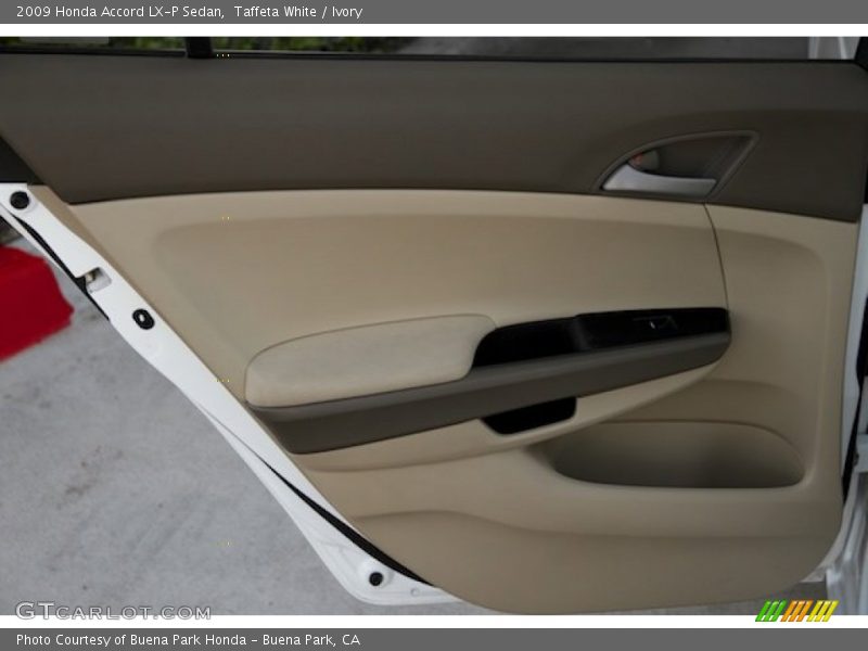 Taffeta White / Ivory 2009 Honda Accord LX-P Sedan
