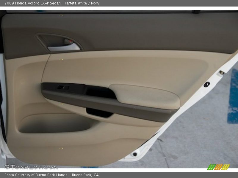 Taffeta White / Ivory 2009 Honda Accord LX-P Sedan