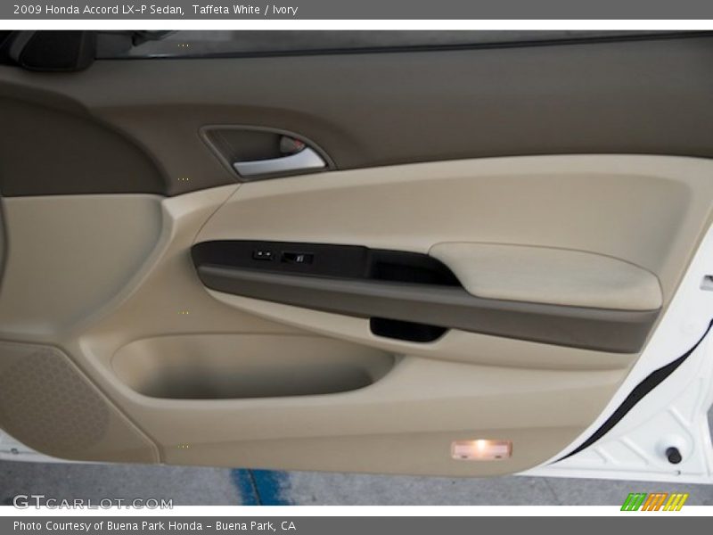 Taffeta White / Ivory 2009 Honda Accord LX-P Sedan