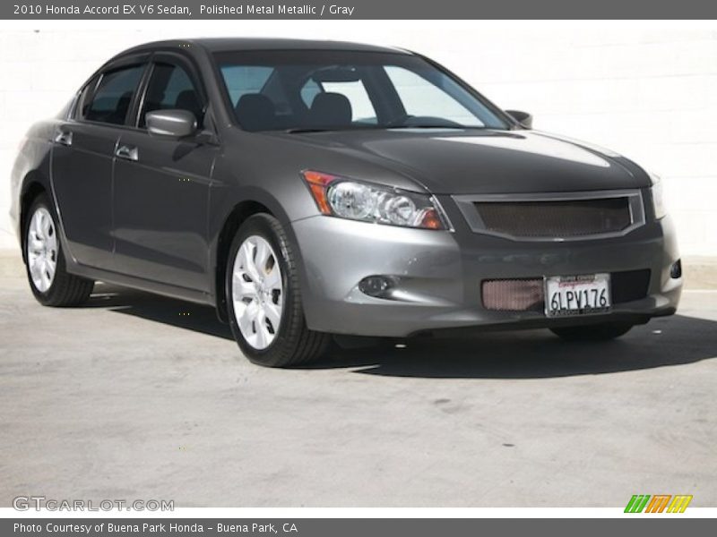 Polished Metal Metallic / Gray 2010 Honda Accord EX V6 Sedan