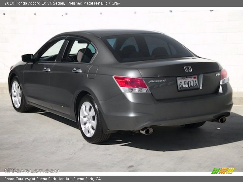 Polished Metal Metallic / Gray 2010 Honda Accord EX V6 Sedan