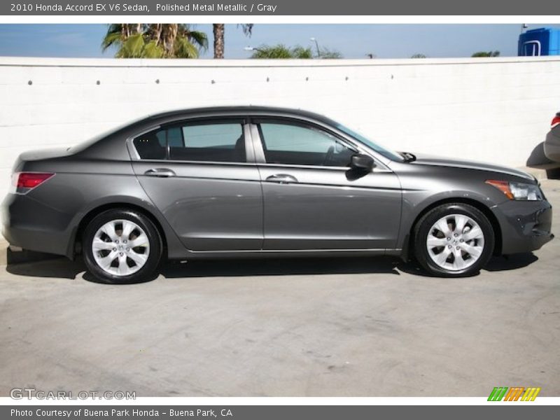 Polished Metal Metallic / Gray 2010 Honda Accord EX V6 Sedan