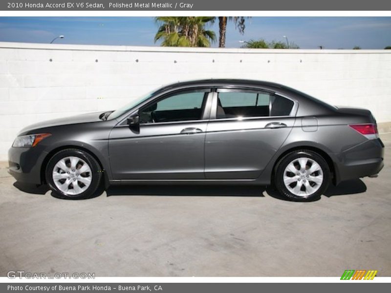 Polished Metal Metallic / Gray 2010 Honda Accord EX V6 Sedan