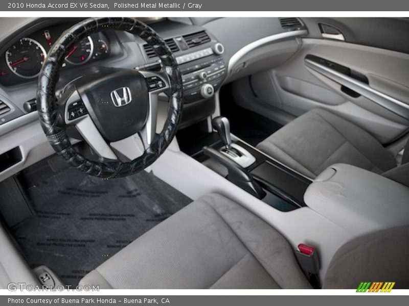 Polished Metal Metallic / Gray 2010 Honda Accord EX V6 Sedan