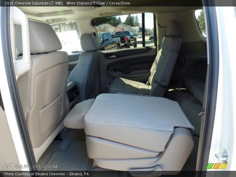White Diamond Tricoat / Cocoa/Dune 2015 Chevrolet Suburban LT 4WD