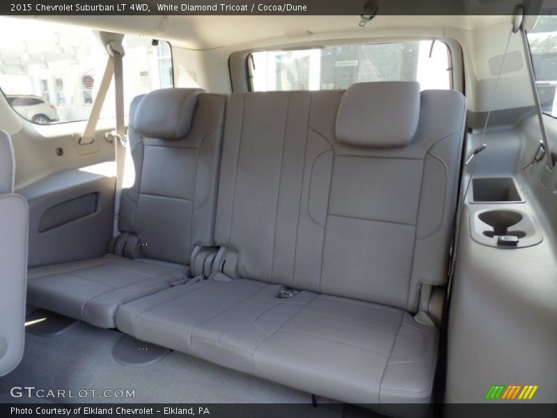 White Diamond Tricoat / Cocoa/Dune 2015 Chevrolet Suburban LT 4WD