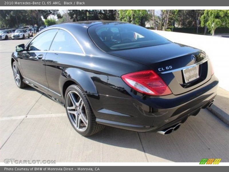 Black / Black 2010 Mercedes-Benz CL 65 AMG